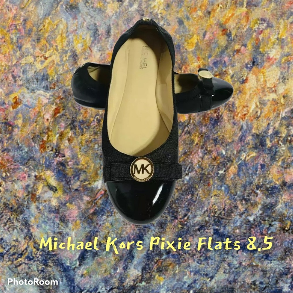 Michael Kors Dixie Leather ballet flats 8.5